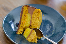 Load image into Gallery viewer, Vegan Pumpkin Cake with Orange Jam and Chocolate-Pumpkin Mousse
